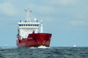 Vortrag Sportschifffahrt und Berufschifffahrt 09.02.2017: Rikke Ttheresa bei der Ansteuerung von IJmuiden