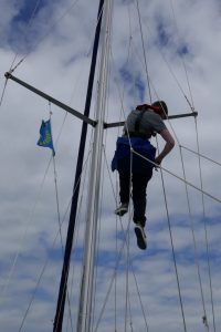 Skippertraining Segelyacht - Umgang mit dem Bootsmannstuhl