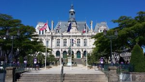Vannes, die Hauptstadt des Départements Morbihan - Rathaus Vannes